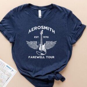 NWT Aerosmith Farewell Tour 1970 T-Shirt 1XL Pus Size